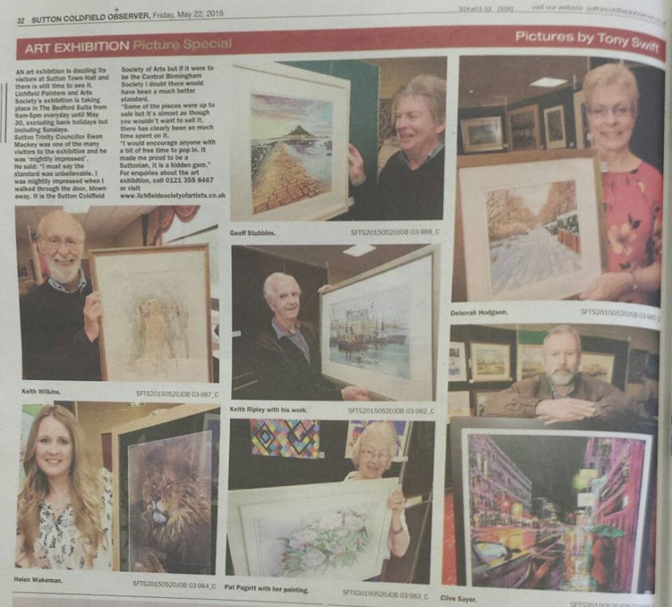 Exhibition, Awards and Newspaper Feature 2015