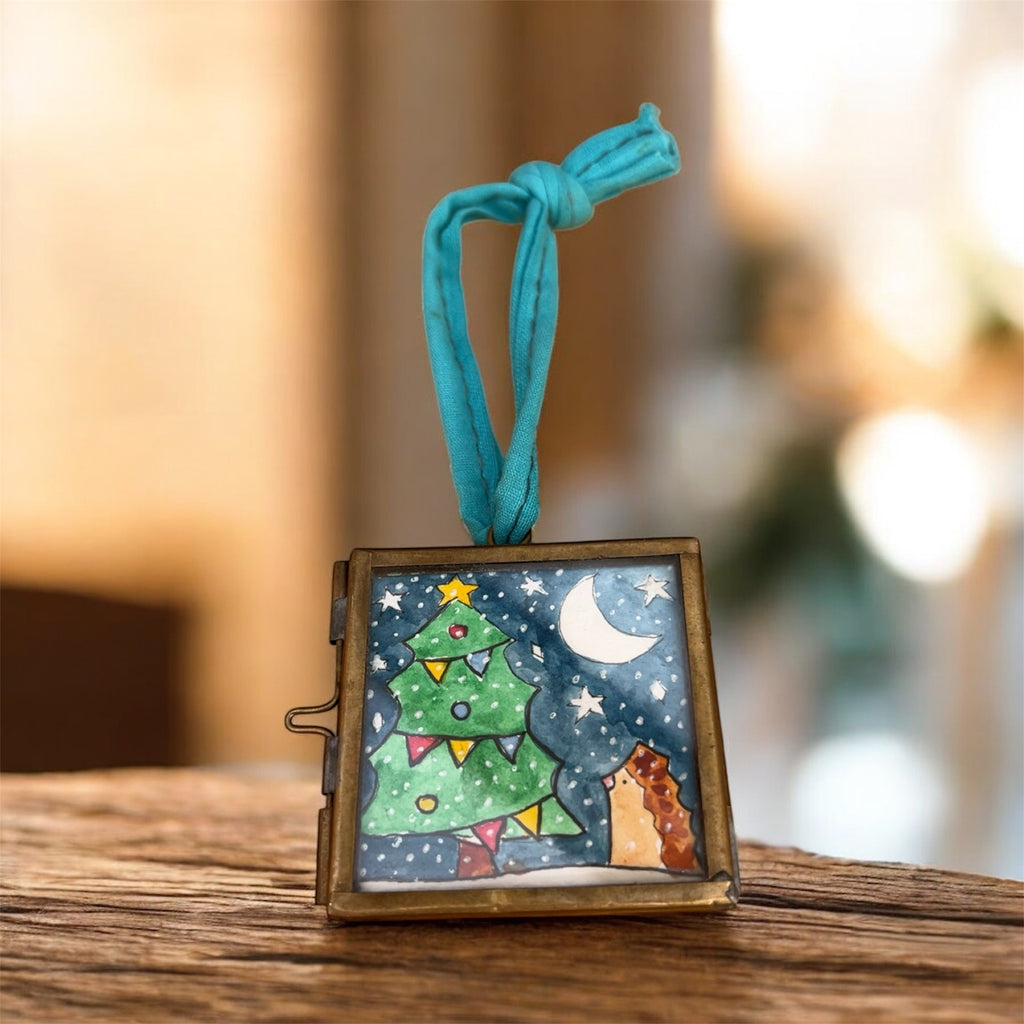 Hanging Tree Decorations - Original Gouache