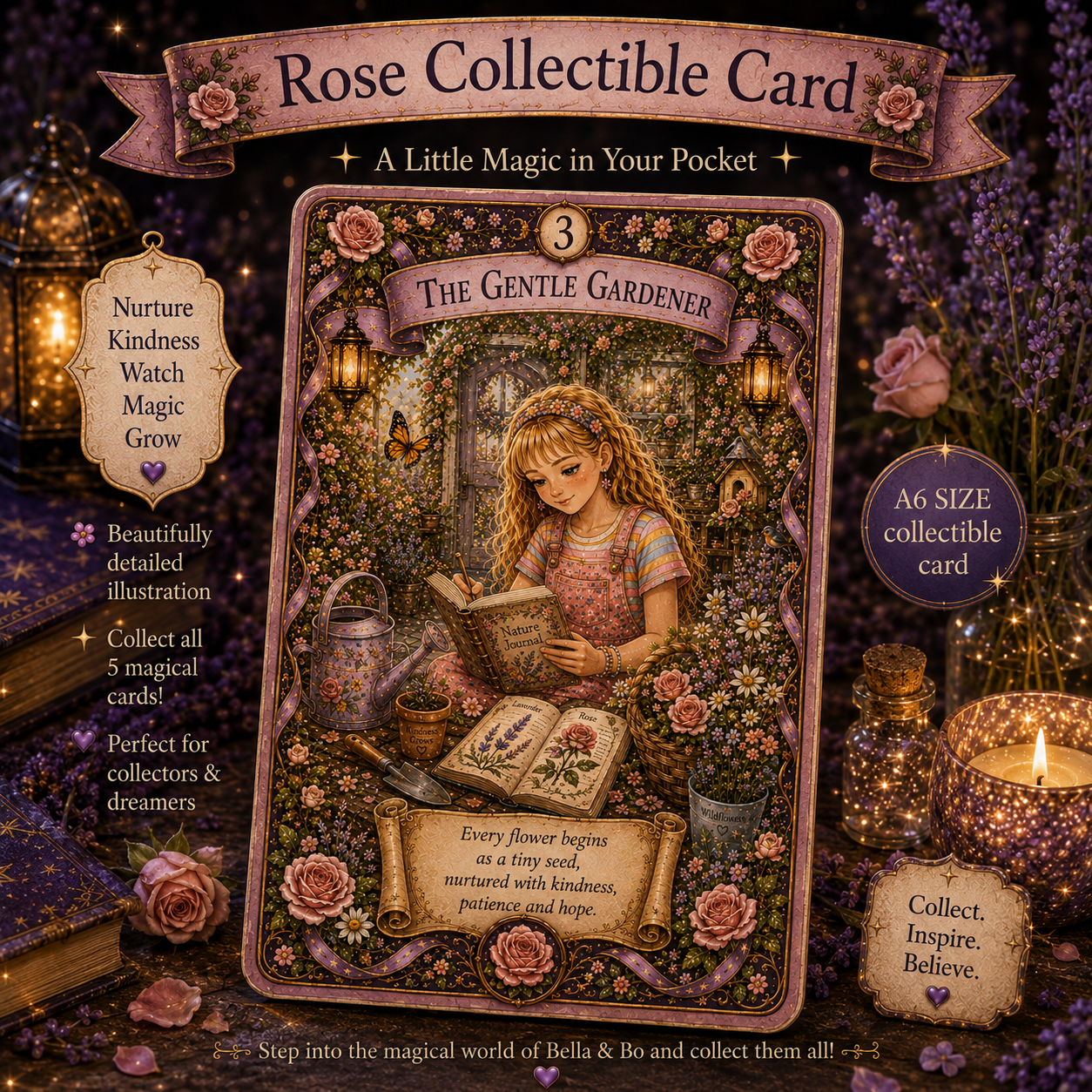 Bella & Bo Collectible Cards – The Gentle Gardener