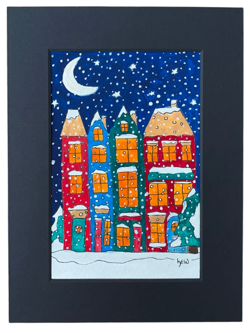 Christmas Colourful houses