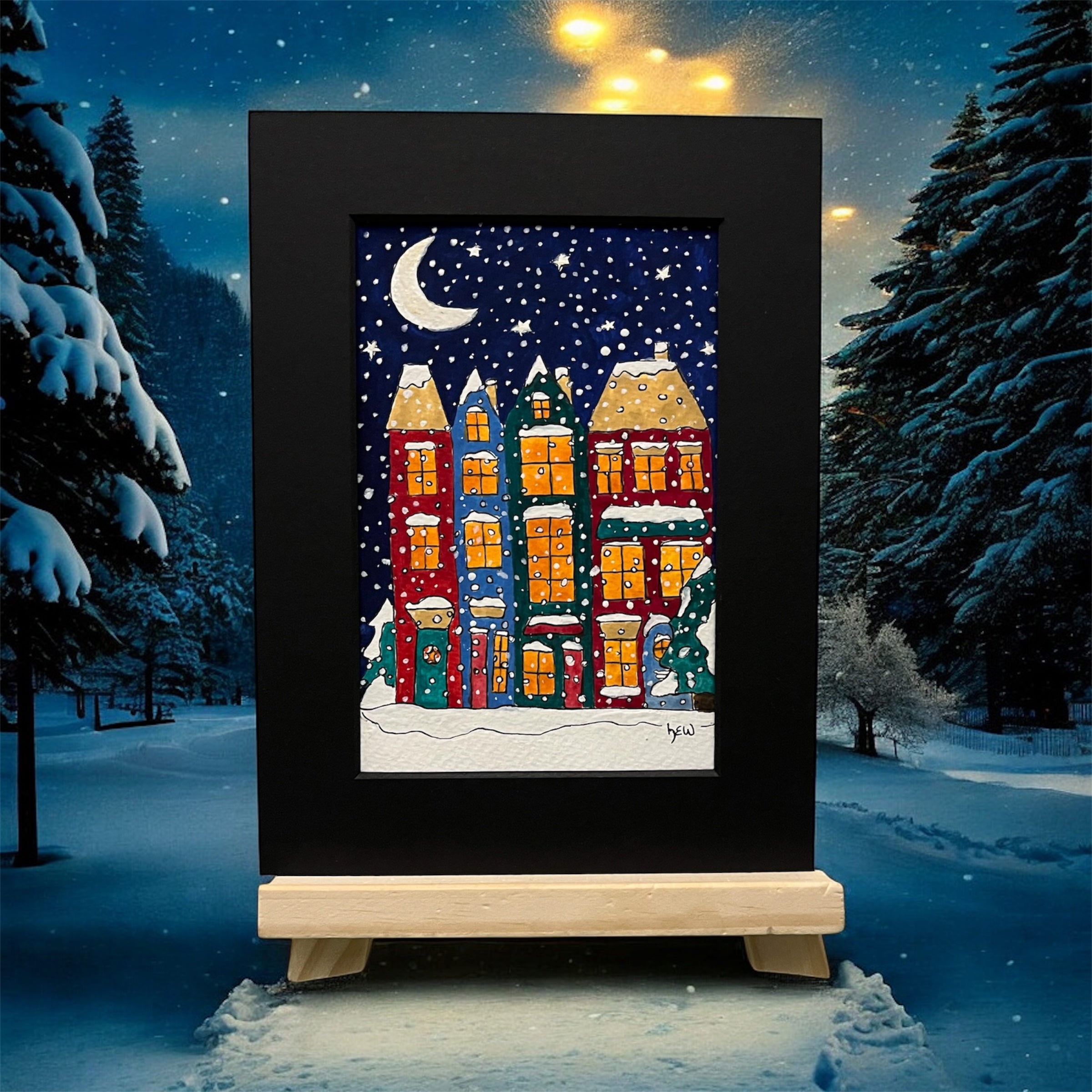 Christmas Colourful houses