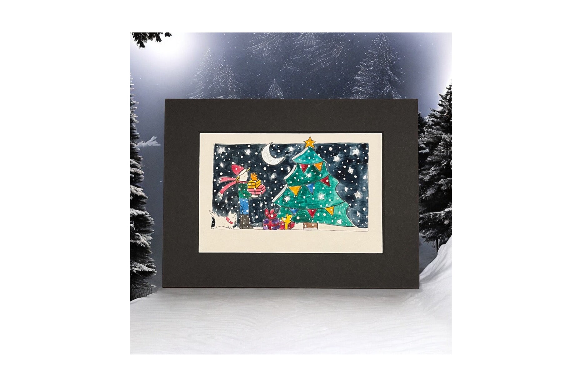 Winter Wonderland - Whimsical - Original Watercolours