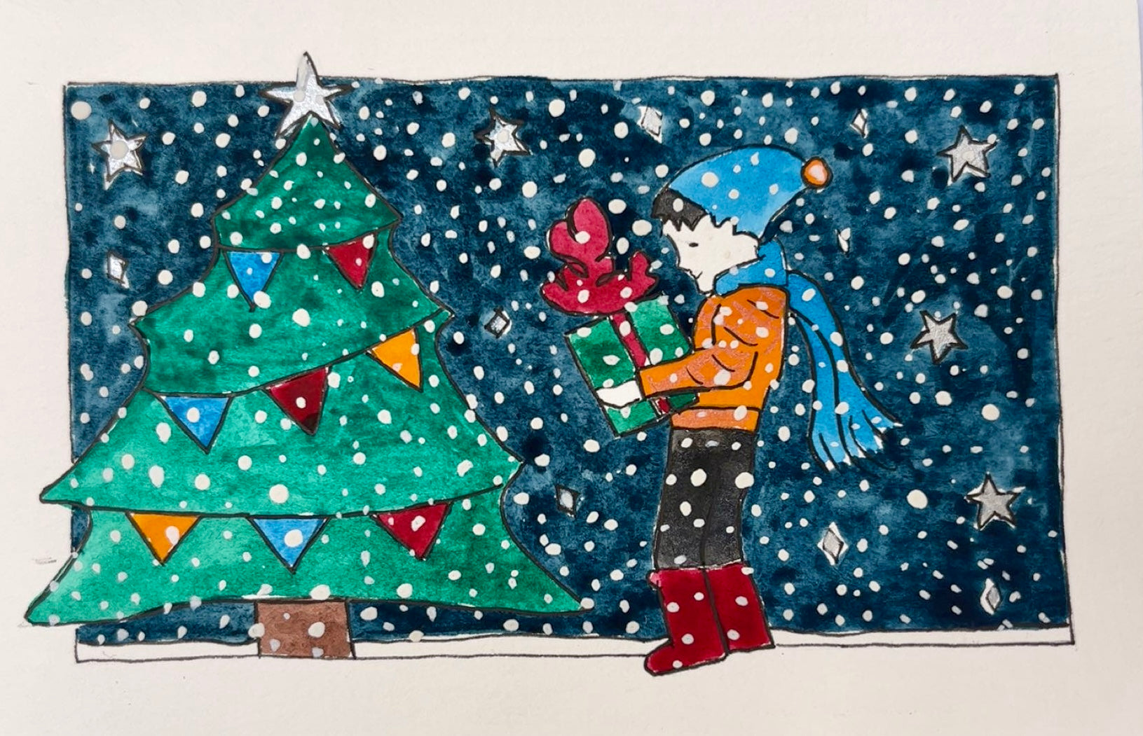 Winter Wonderland - Whimsical - Original Watercolours