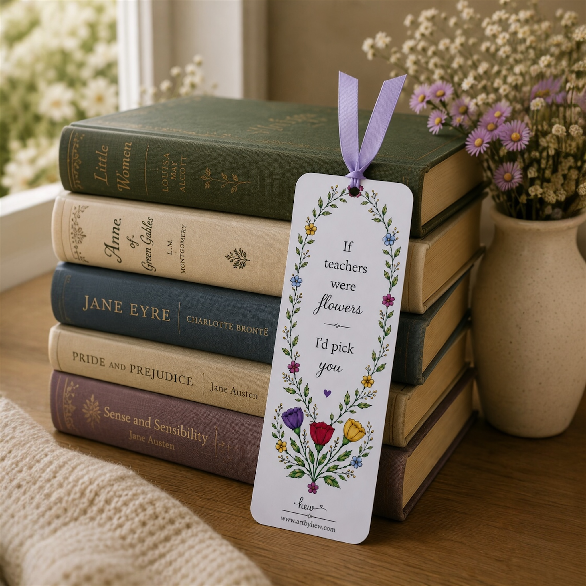 Poppy Teacher Bookmark