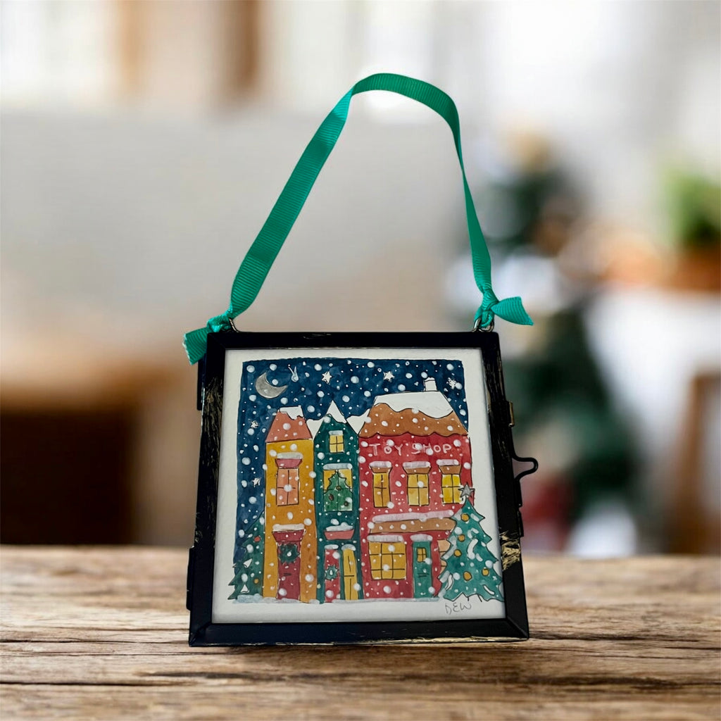 Hanging Tree Decoration - Original Watercolour