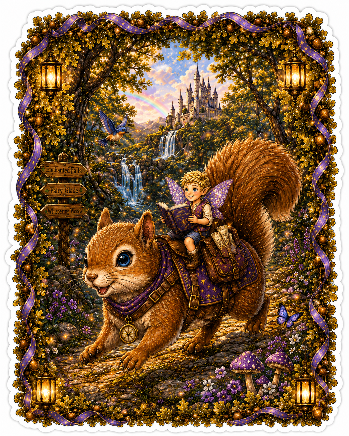 Bruster’s Enchanted Ride Sticker