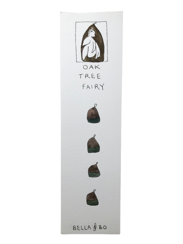 Watercolour Bookmarks - Oak Tree Fairy