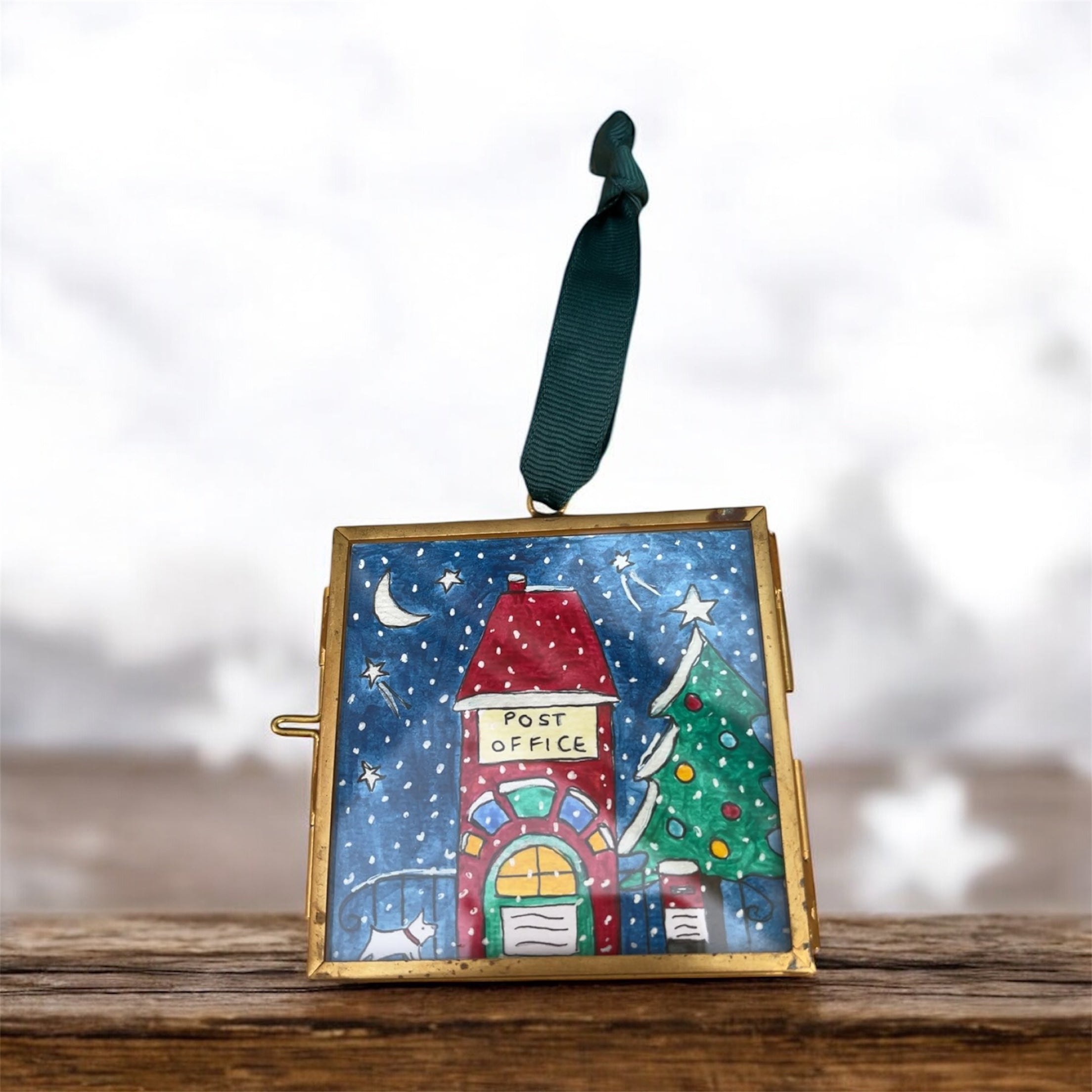 Hanging Tree Decoration - Original Watercolour