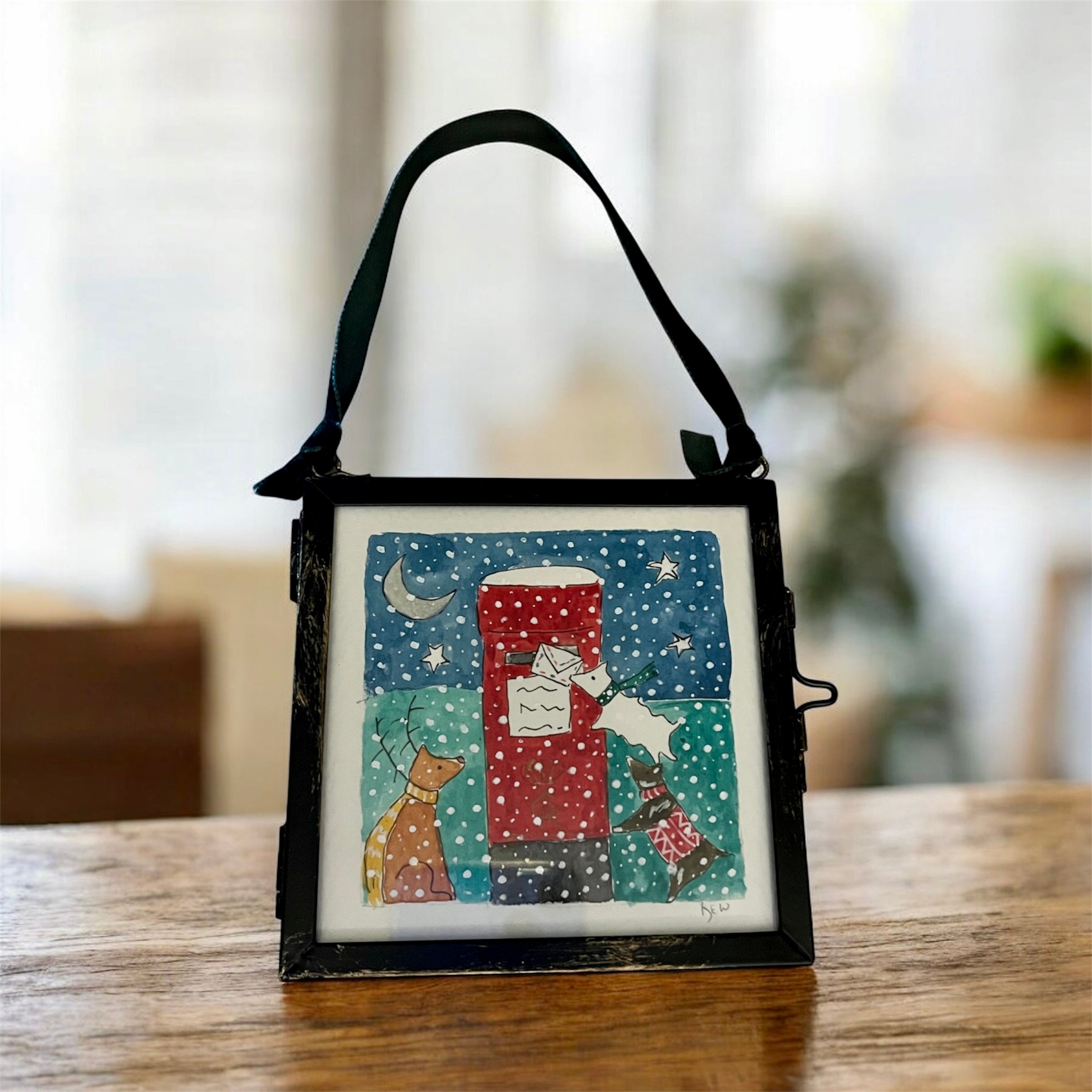 Hanging Tree Decoration - Original Watercolour