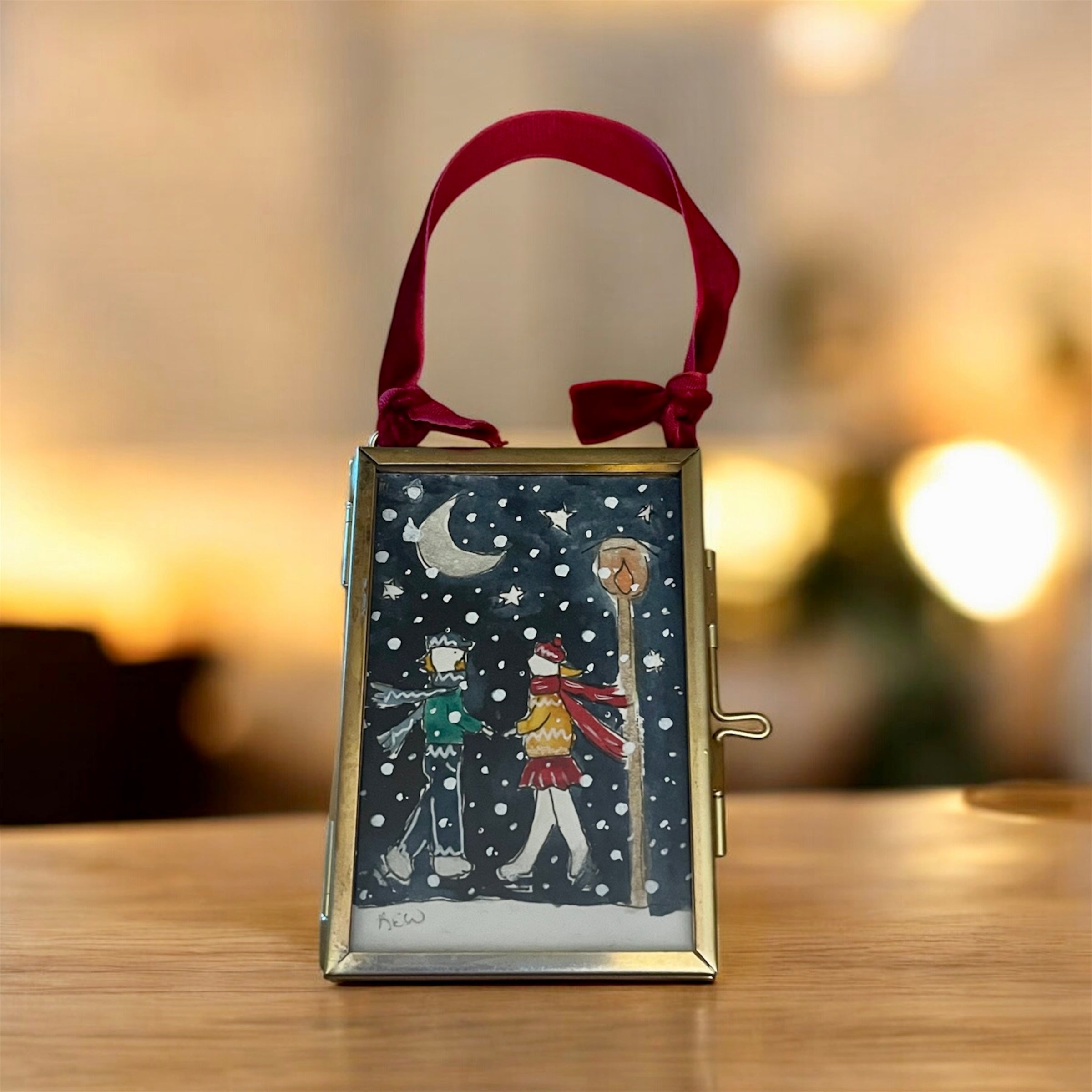 Hanging Tree Decorations - Original Watercolour