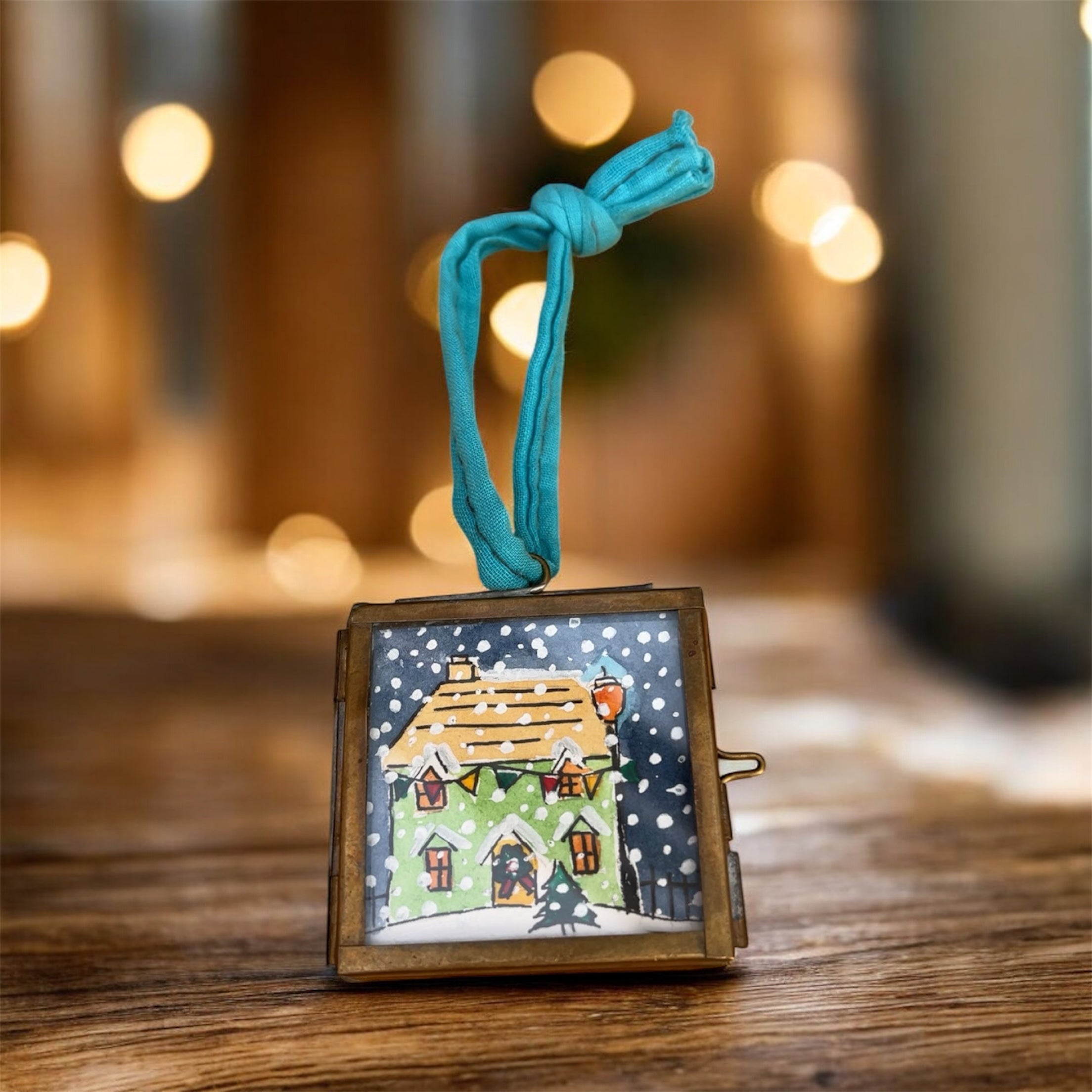 Hanging Tree Decorations - Original Gouache