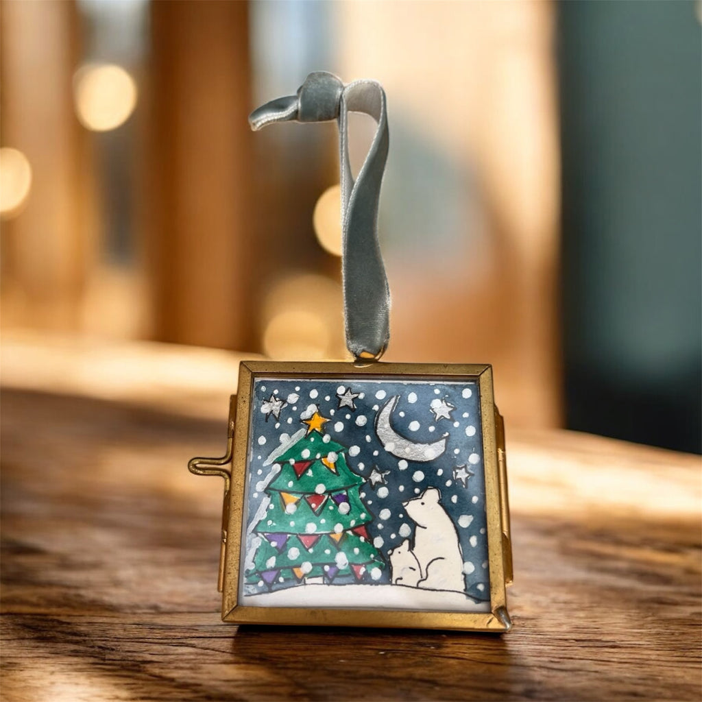 Hanging Tree Decorations - Original Gouache