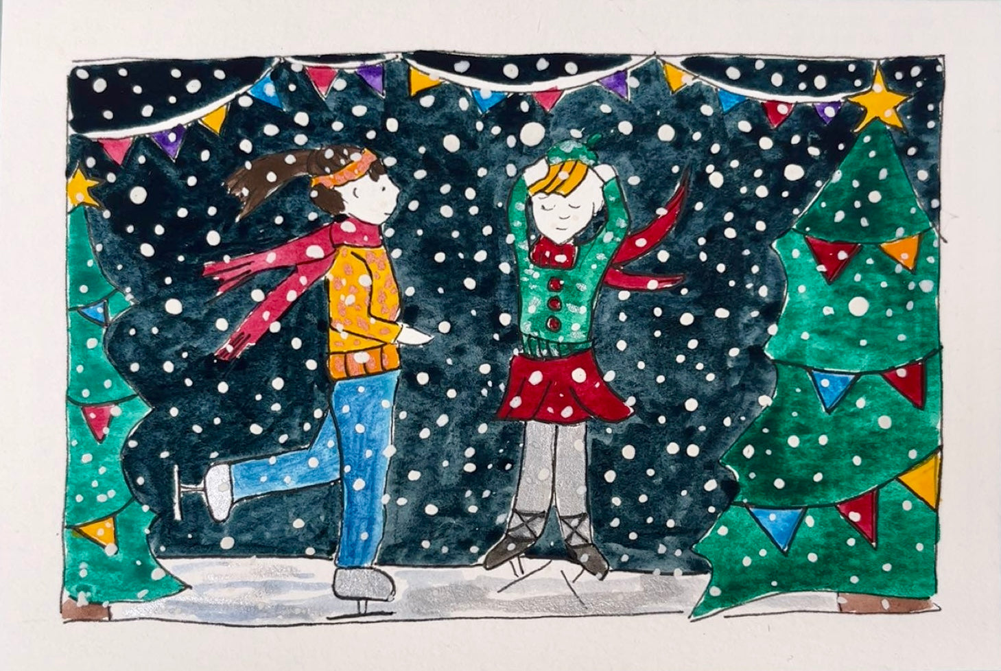 Winter Wonderland - Whimsical - Original Watercolours