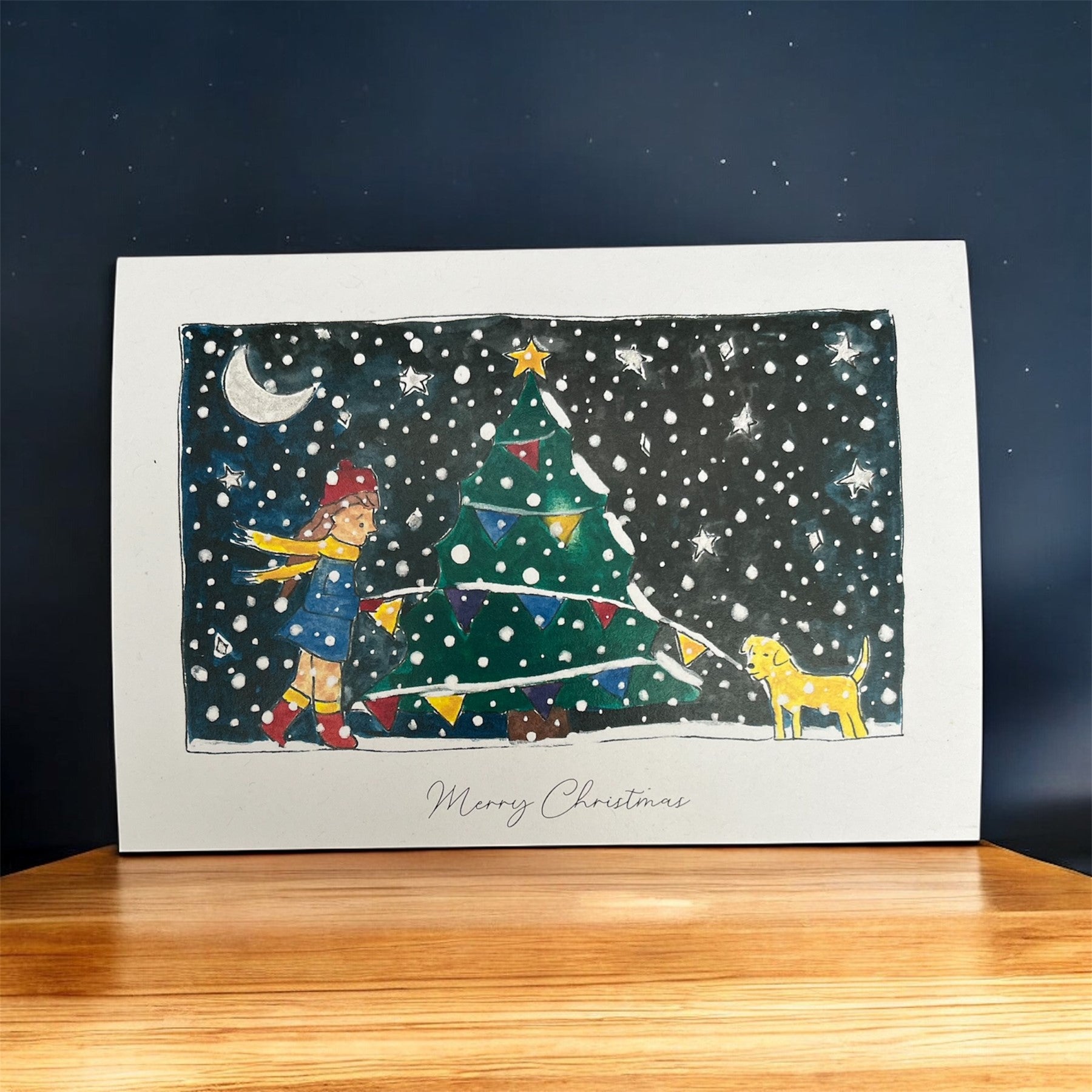 Girl & Golden Labrador