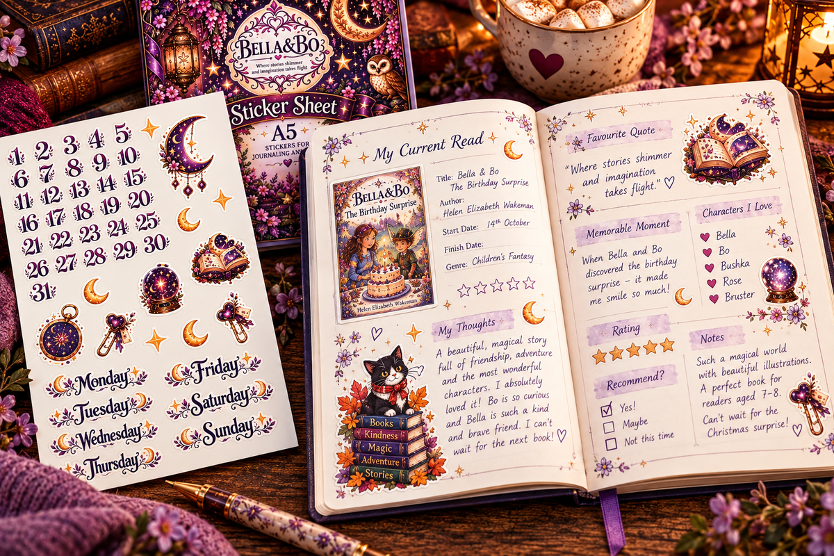 Sticker Sheet - Bella & Bo Journalling