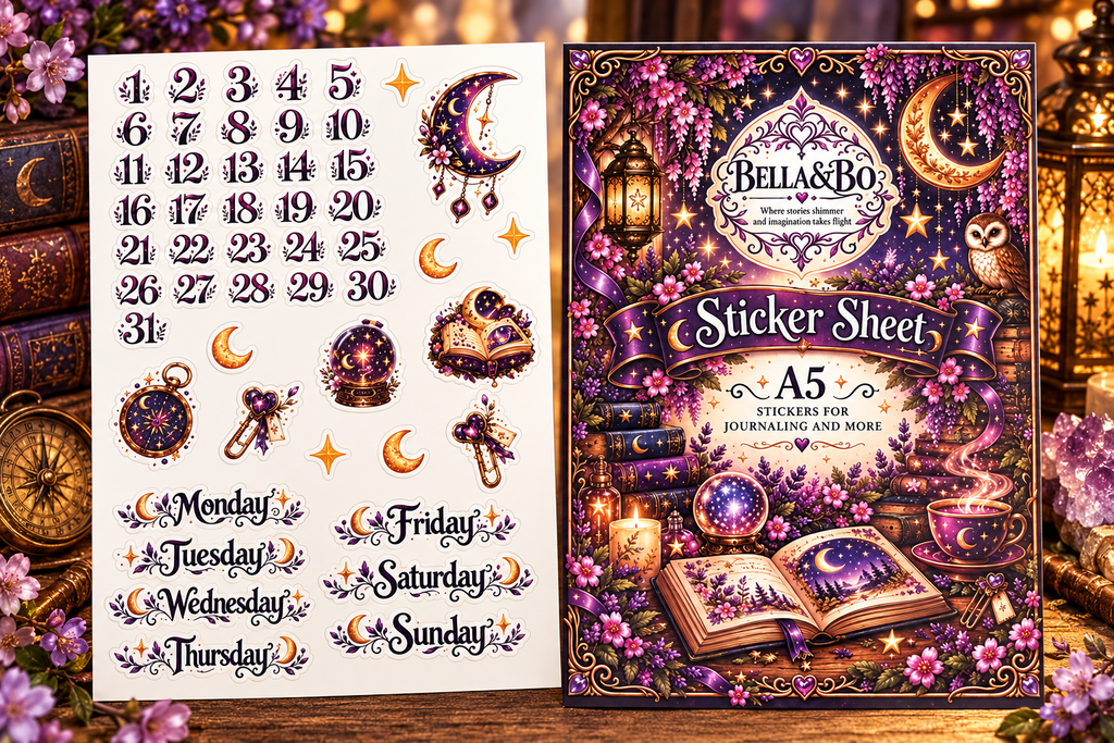 Sticker Sheet - Bella & Bo Journalling