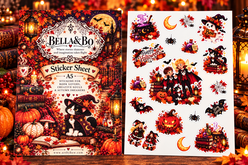 Sticker Sheet - Bella & Bo Halloween