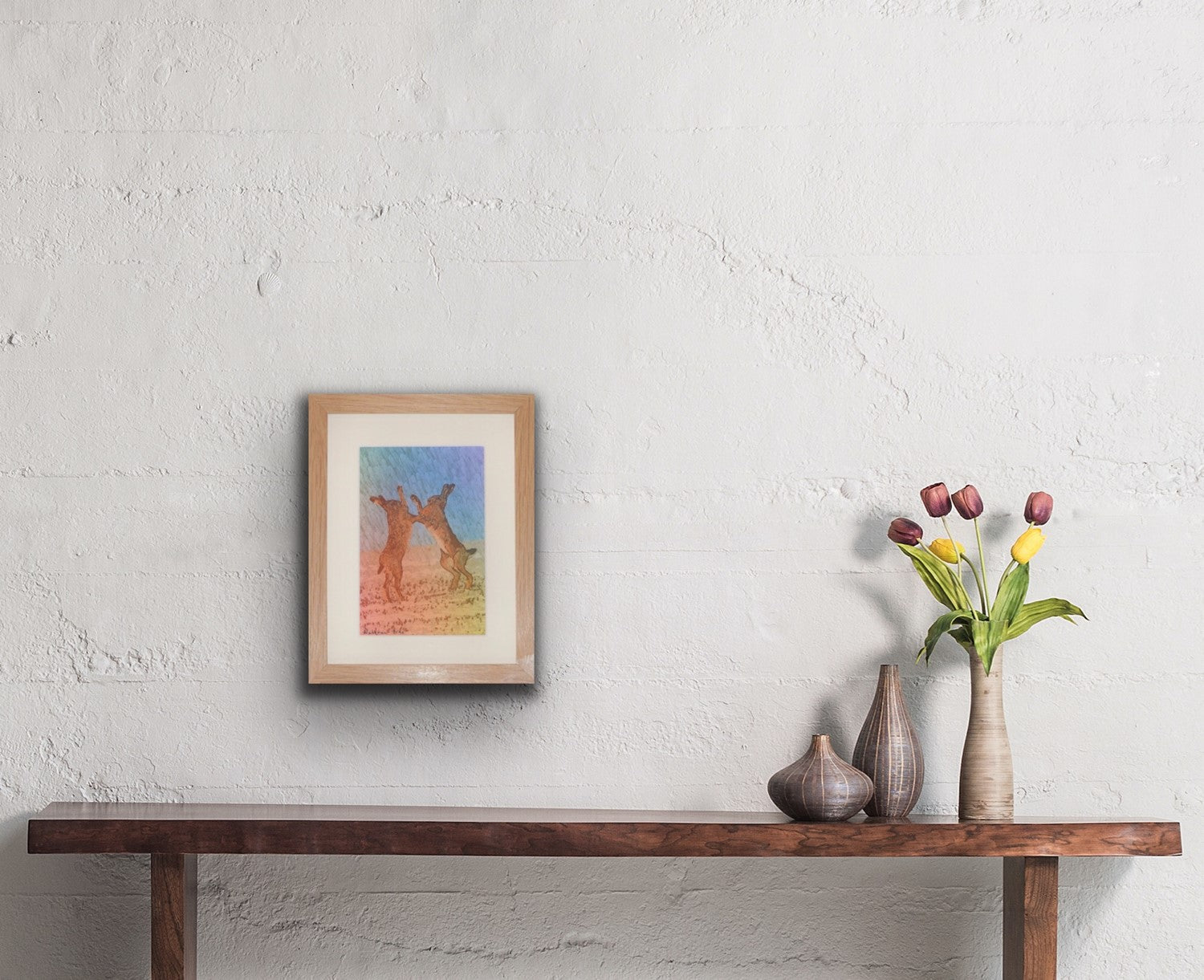 Boxing Hares - Original