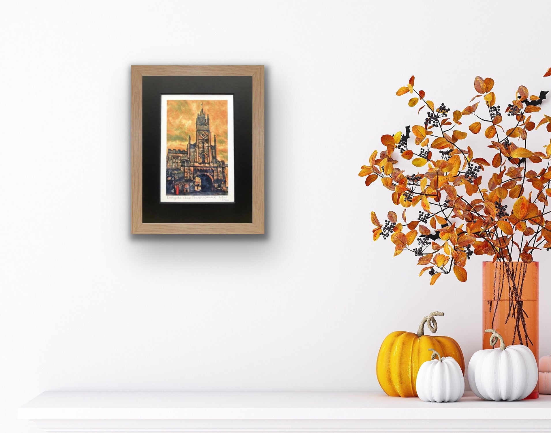 East Gate Clock Tower Warwick Sepia