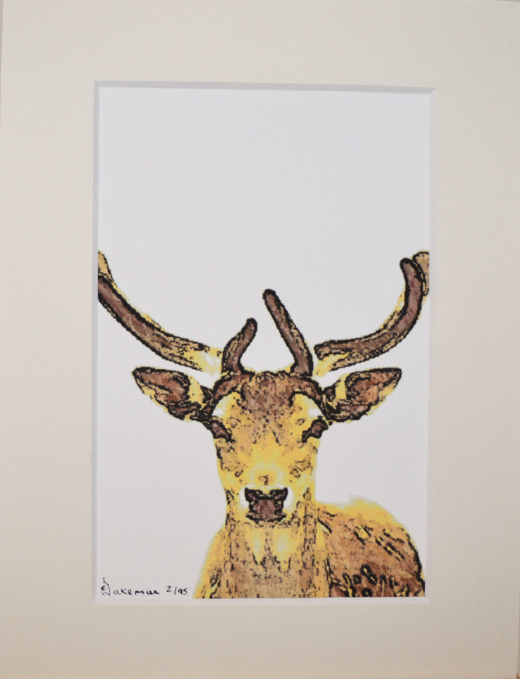 Reindeer Looking - Original