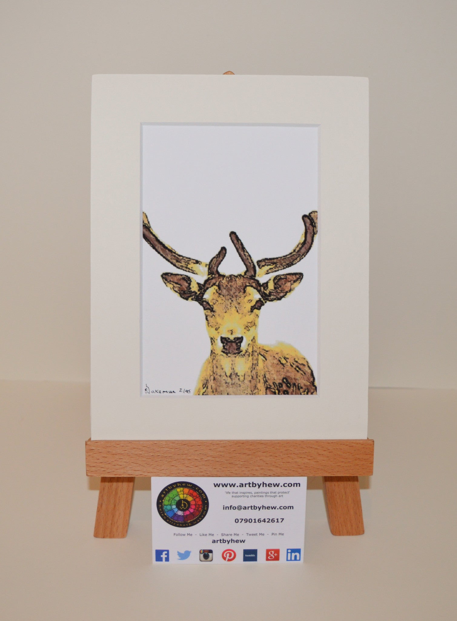 Reindeer Looking - Original