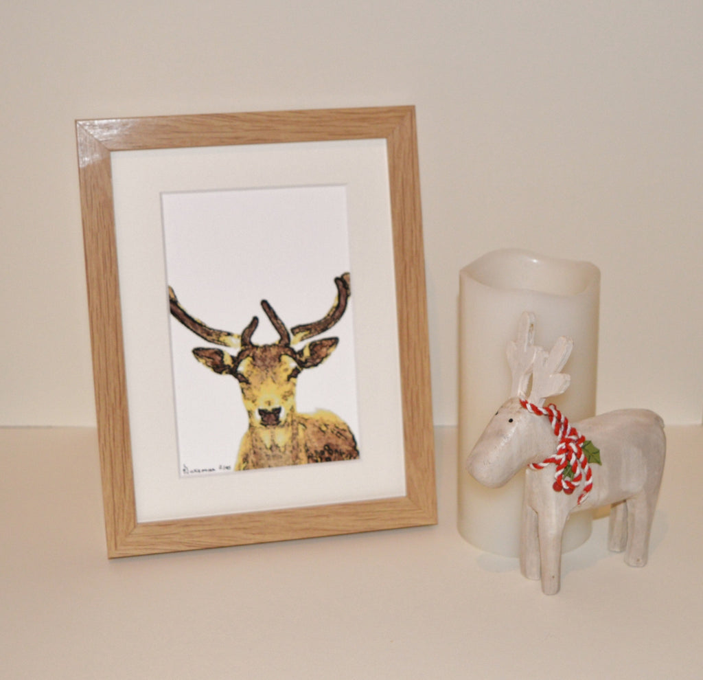 Reindeer Looking - Original