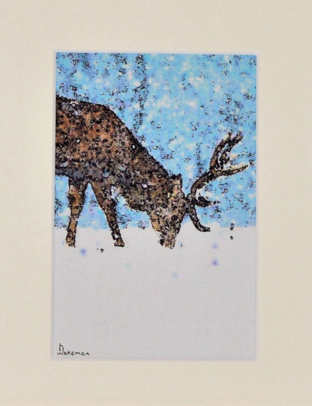 Reindeer Blue - Original