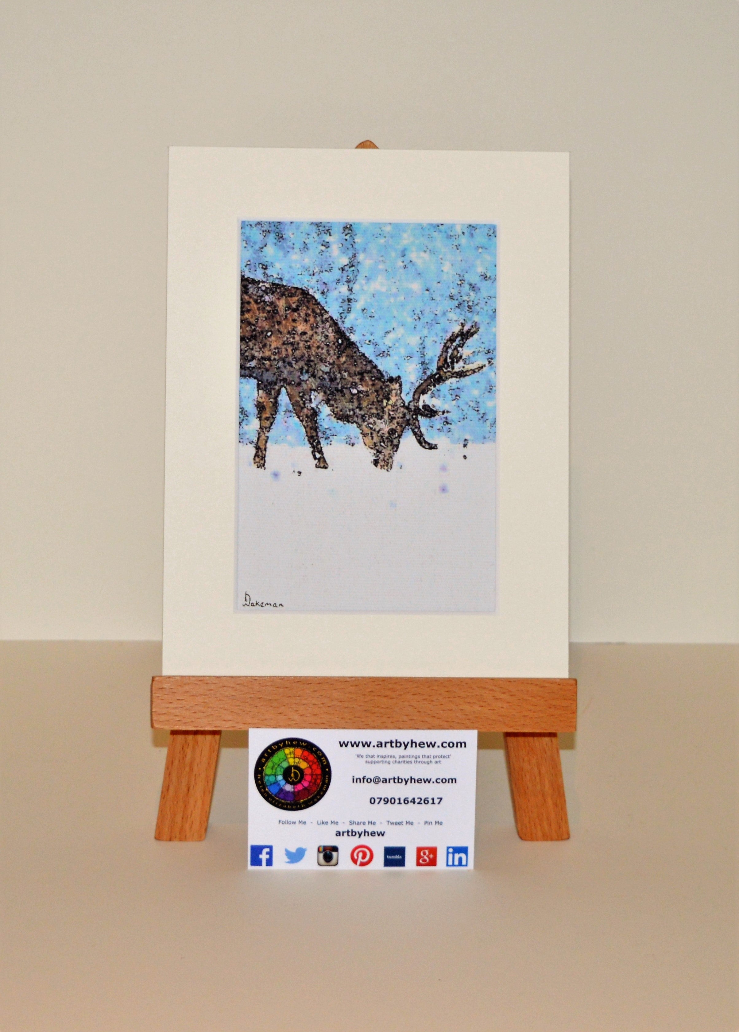 Reindeer Blue - Original